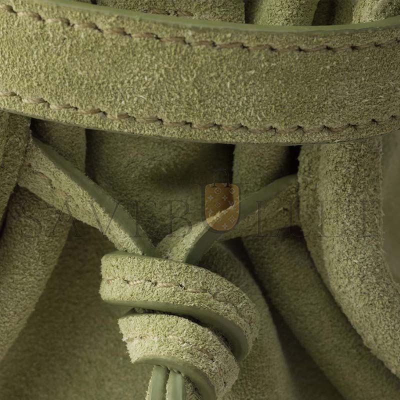 PRADA BONNIE SUEDE MINI HANDBAG 1BA486 (23.5*12*9cm)
